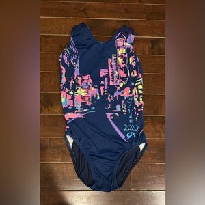 GK Leotard GYMNASTICS USA Olympics Japan 2010 Tank SZ: AS